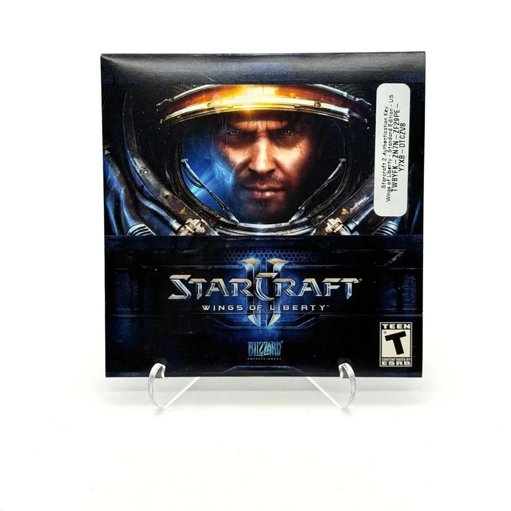 StarCraft II Wings of Liberty PC Mac DVD-ROM Blizzard Game Box Manual